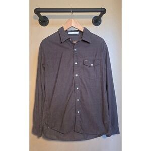Criquet corduroy Pearl snap western long sleeve shirt men's size medium